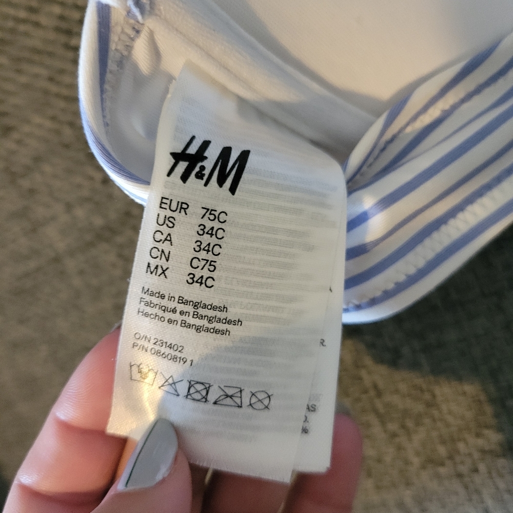 H&M Striped Bikini Set - Picture 4 of 5